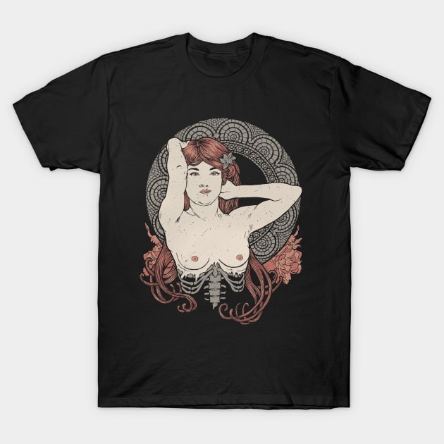 Dead Nouveau T-Shirt by Alien Ink